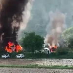 महाराष्ट्र के ठाणे में गर्डर लॉन्चिंग मशीन गिरने से 17 लोगों की दर्दनाक मौत