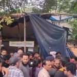 SECL के क्वाटर्स में भर-भराकर गिरा छज्जा, बाल-बाल बचे आंगन में खेल रहे बच्चे