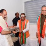मुख्यमंत्री विष्णुदेव साय ने उपमुख्यमंत्री विजय शर्मा के साथ भोरमदेव बाबा के दर्शन कर मंत्रोच्चारण के साथ किया रुद्राभिषेक