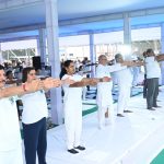 छत्तीसगढ़ क्लब में अंतरराष्ट्रीय योग दिवस पर योग शिविर का आयोजन
