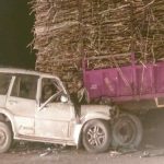 CG Accident : मजदूरों से भरी स्कॉर्पियो गन्ने से लदे ट्रैक्टर से टकराई, दो की मौके पर मौत,3 घायल